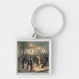 The Forge on Deck of the Great Eastern, night of A Keychain