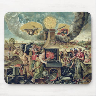 The Forges of Vulcan with Time Turning Weapons Mouse Pad
