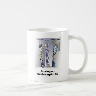 The Fork Police Funny Cartoon Gifts & Collectibles Coffee Mug