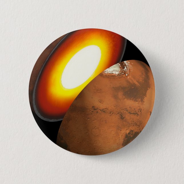 The Formation Of Rocky Bodies In The Solar System. 2 Inch Round Button (Front)