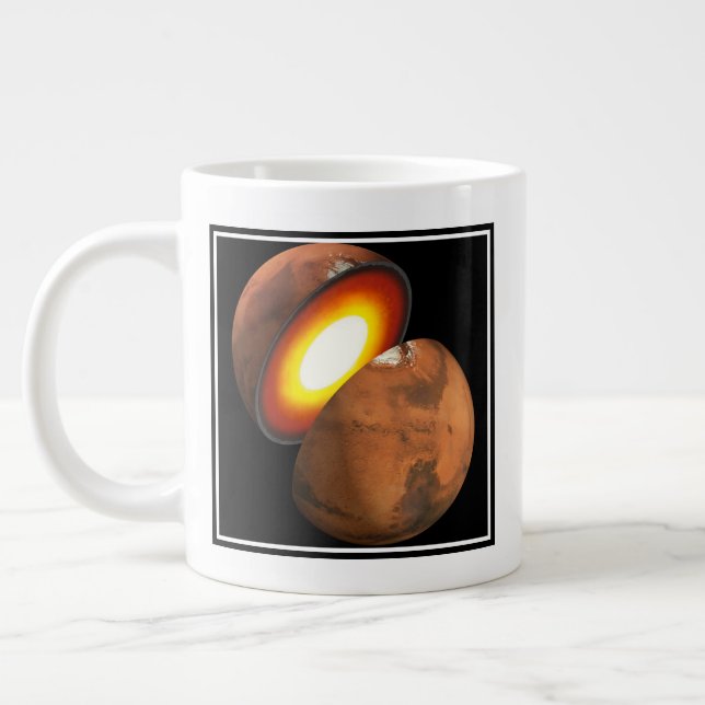The Formation Of Rocky Bodies In The Solar System. Large Coffee Mug (Left)