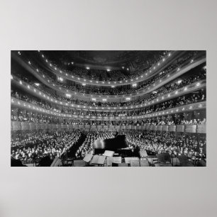 The Former Metropolitan Opera House 39th St 1937 Poster