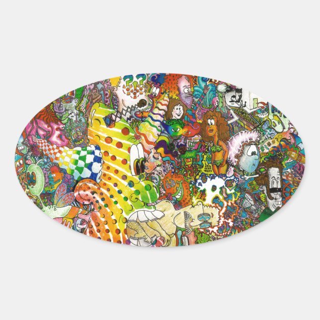 The Formula Oval Sticker (Front)