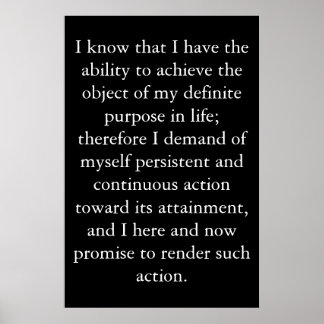 The Formula - Think and Grow Rich Poster