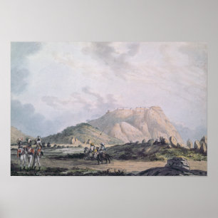 The Fort of Nandidong during the third Mysore Poster