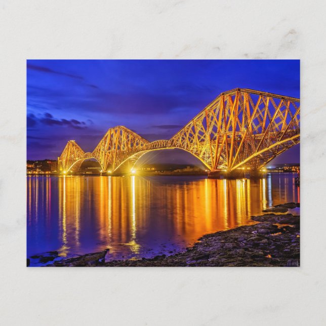 The Forth Bridge, Scotland Postcard (Front)