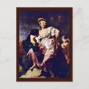 The Fortune Teller By Piazzetta Giovanni Battista Postcard