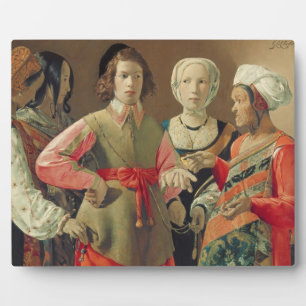 The Fortune Teller, c.1630 (oil on canvas) (see 19 Plaque