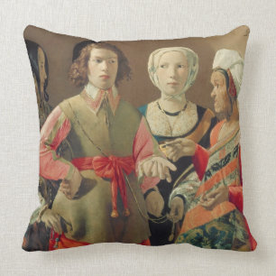 The Fortune Teller, c.1630 (oil on canvas) (see 19 Throw Pillow