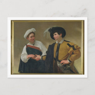 The Fortune Teller (La Buona Ventura), c.1594 Postcard
