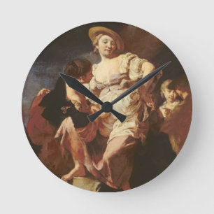 The Fortune-teller (L'Indivona), 1740 Round Clock