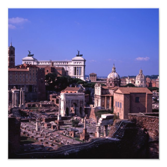 The Forum Rome Photo Print (Front)