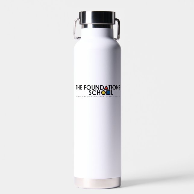 The Foundations School at CCE Water Bottle (Front)