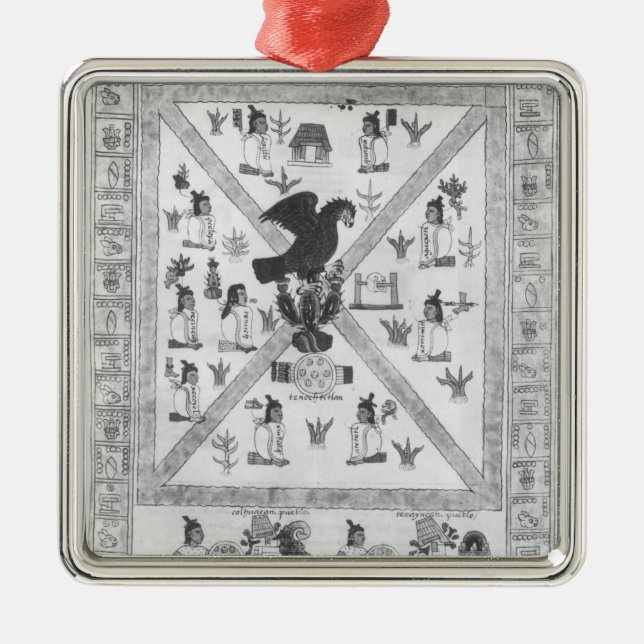 The Founding of Tenochtitlan Metal Ornament (Front)