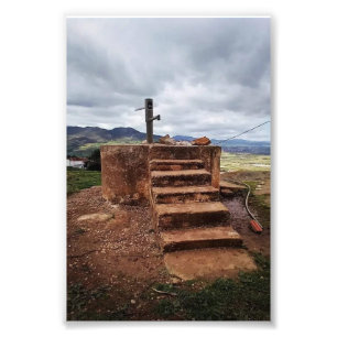 The fountain of Giving Photo Print