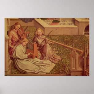 The Fountain of Grace, detail of three angel Poster