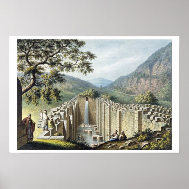 The Fountain of Siloah, Jerusalem, pub. by William Poster (Front)