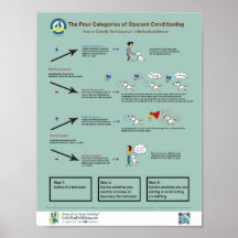 The Four Categories of Operant Conditioning Poster