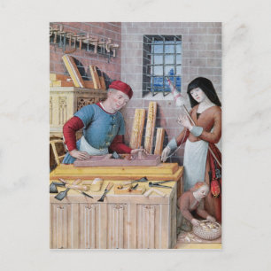 The Four Conditions of Society: Work Postcard