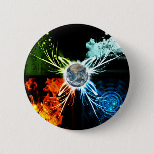 The Four Elements 2 Inch Round Button
