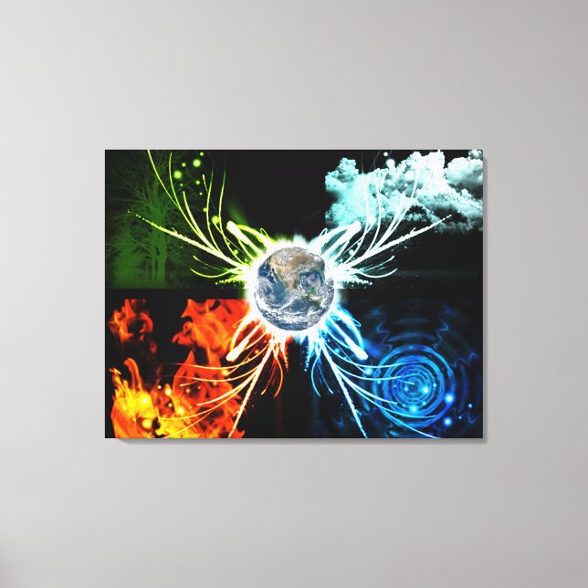 The Four Elements Canvas Print (Front)