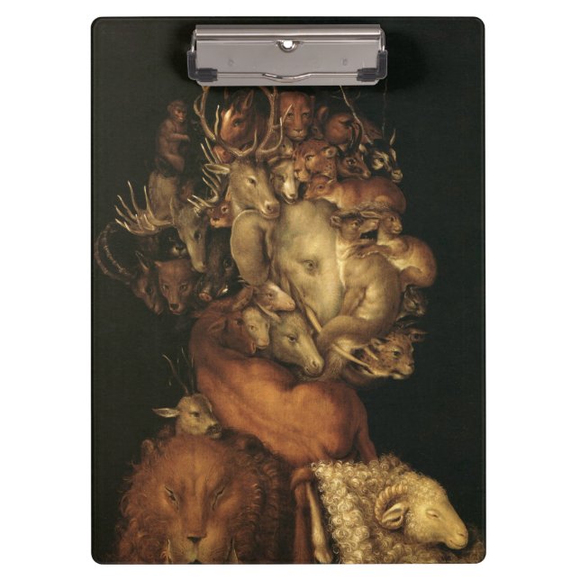 The Four Elements: Earth - Giuseppe Arcimboldo Clipboard (Front)