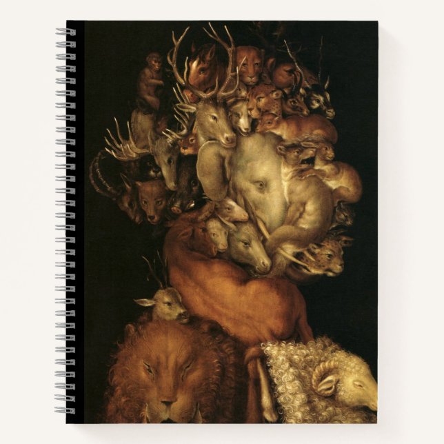 The Four Elements: Earth - Giuseppe Arcimboldo Notebook (Front)