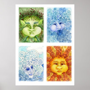 The Four Elements Print