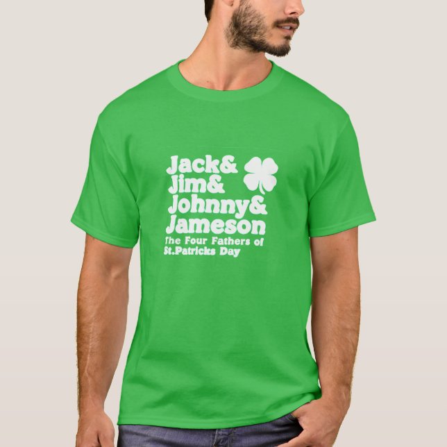 THE FOUR FATHERS ST. PATRICK'S DAY T-Shirt (Front)