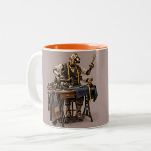 The Four Handed Tailor Two-Tone Coffee Mug
