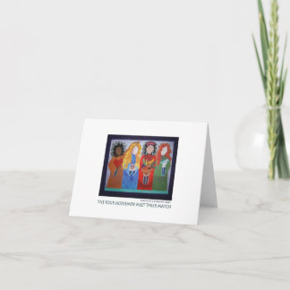 The Four Horsemen Meet Their Match Card