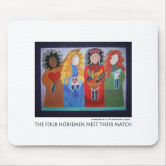 The Four Horsemen Meet Their Match Mouse Pad