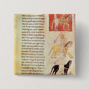 The Four Horsemen of the Apocalypse 2 Inch Square Button