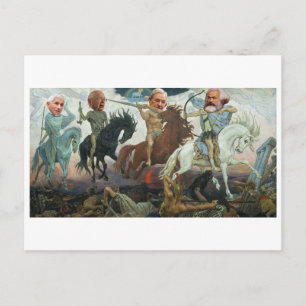 The Four Horsemen of the Apocalypse Postcard