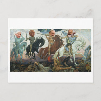 The Four Horsemen of the Apocalypse Postcard