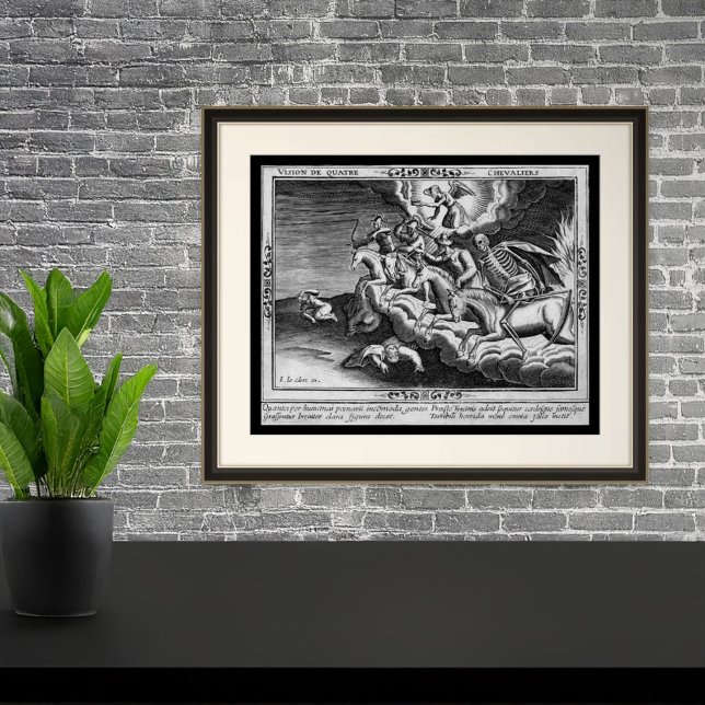 The Four Horsemen of the Apocalypse  Poster (Frame not included.)