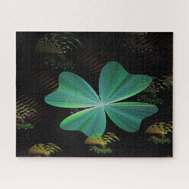 ☼The four-leaf clover☼ Jigsaw Puzzle (Horizontal)