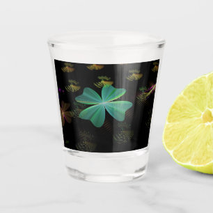 ☼The four-leaf clover☼ Shot Glass