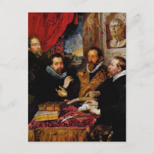 The Four Philosophers, Peter Paul Rubens Postcard