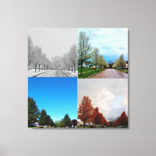 THE FOUR SEASONS  CANVAS PRINT (Front)