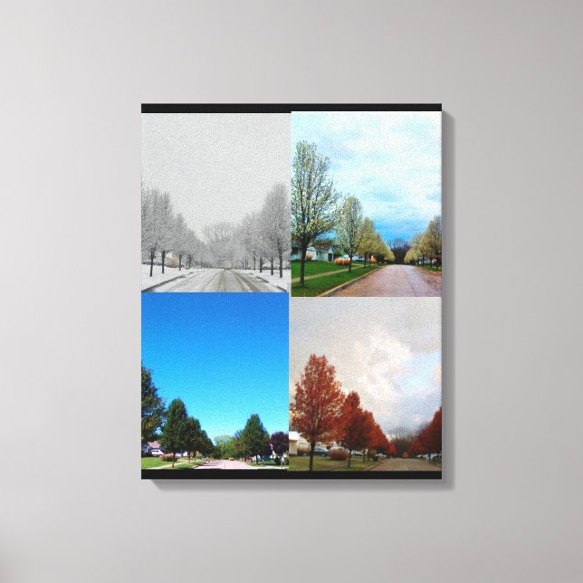 THE FOUR SEASONS  CANVAS PRINT (Front)