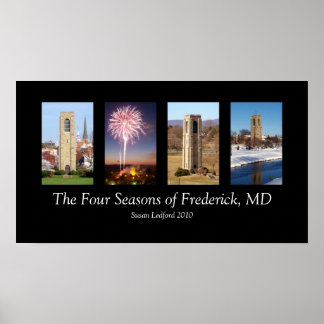 The Four Seasons of Frederick, MD Poster