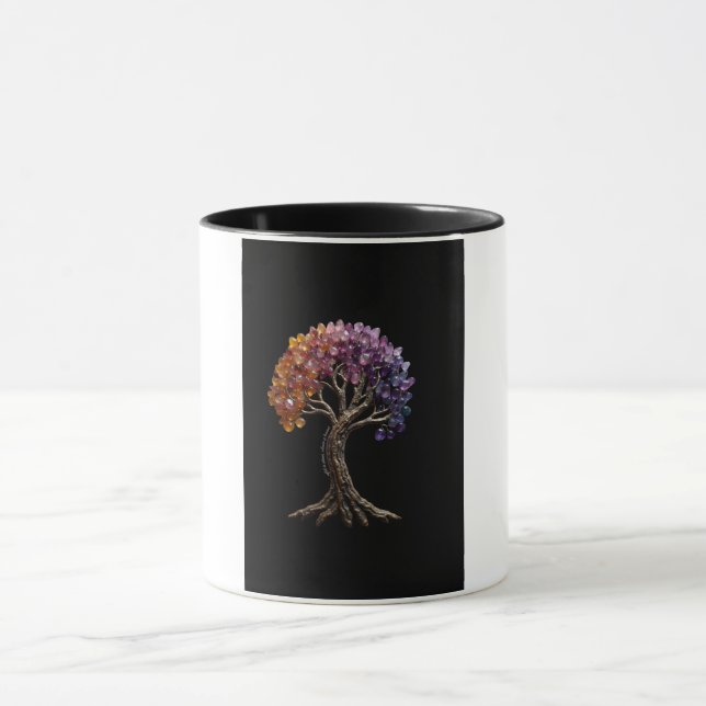 The four seasons tree of life Coffee Mug (Center)