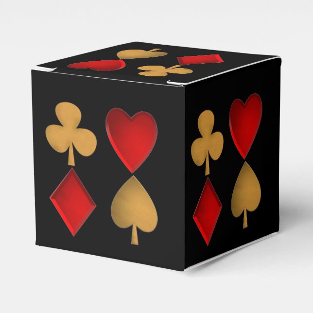 The four suits favor box (Front Side)