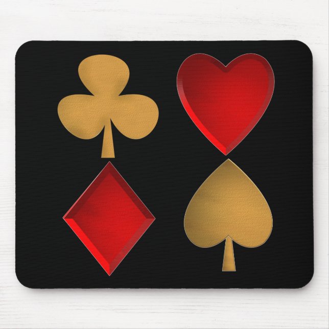The four suits mouse pad (Front)