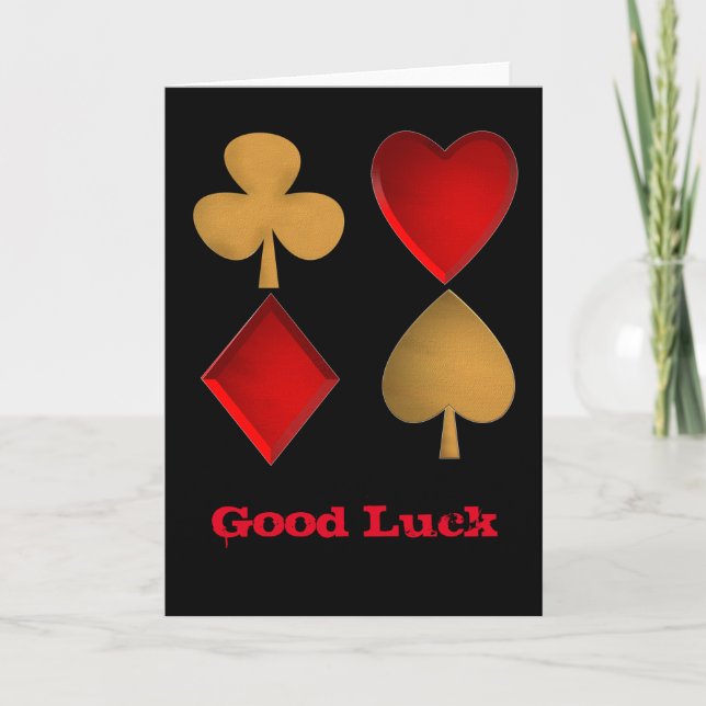 The four suits,Personalized Card (Front)