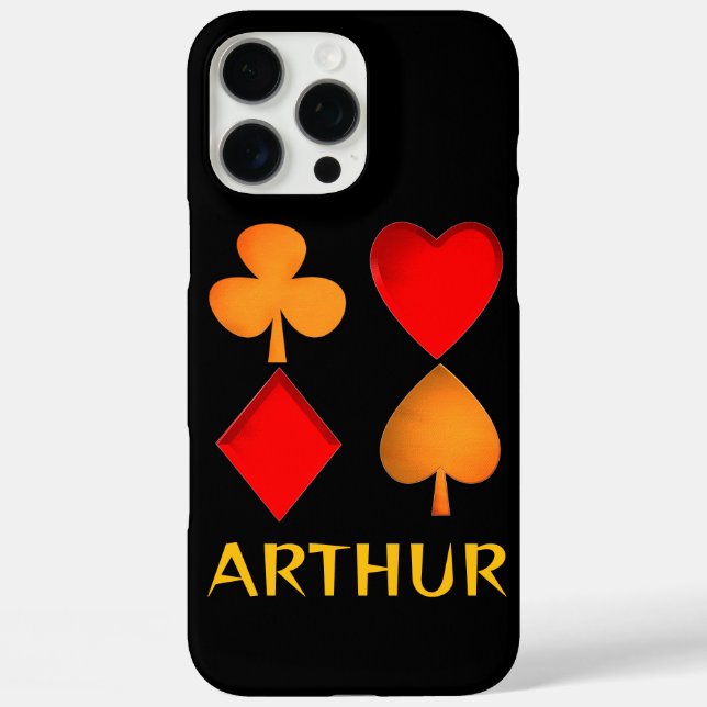 The four suits personalized Case-Mate iPhone case (Back)