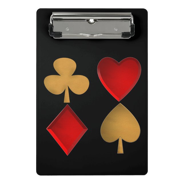 The four suits,Personalized Mini Clipboard (Front)