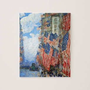The Fourth of July by Childe Hassam Jigsaw Puzzle