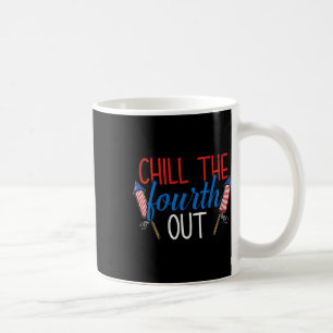 The Fourth Out Fireworks Usa Us 4th Of July Patrio Coffee Mug